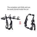 Outsunny 2 Bicycles Car Carrier Rack-Black