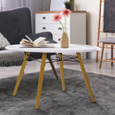 Modern Round Coffee Tea Table White Storage MDF Side End W/Solid Pine Legs Scandinavian Retro D80 x 45H cm