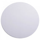 Modern Round Coffee Tea Table White Storage MDF Side End W/Solid Pine Legs Scandinavian Retro D80 x 45H cm