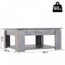 Coffee Table, 36H cm - Wood Grain Colour