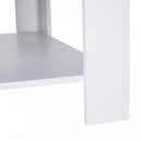 HOMCOM Rustic Coffee Table - Grey  & White
