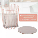 Metal Base MDF Top Duo-Pack Lift-Top Bedside Table Rose Gold