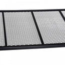 Steel Frame Industrial Style Coffee Table Brown/Black