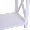 Home Living End Table-White 40Lx30Wx55H cm