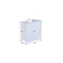 HOMCOM Sink Base Cabinet-White