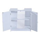 HOMCOM Sink Base Cabinet-White