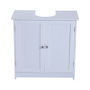 HOMCOM Sink Base Cabinet-White