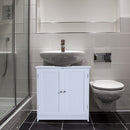 HOMCOM Sink Base Cabinet-White