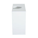 HOMCOM  Under Sink Cabinet, MDF-White
