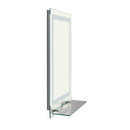 kleankin Glass Illuminated LED Edge Tall Bathroom Mirror - 70x50cm
