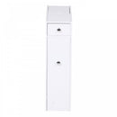 HOMCOM Bathroom Floor Cabinet, 17W x 48D x 58Hcm-White