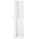 HOMCOM l Bathroom Storage Cabinet White