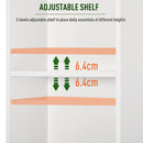 HOMCOM l Bathroom Storage Cabinet White