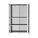 kleankin Stainless Steel Wall Mounted Corner Bathroom Mirror Cabinet