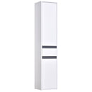 Particle Board Tall Slimline Shelf Cabinet w/ Drawer White