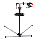 HOMCOM Adjustable Bicycle Repair Stand Tool Display Silvery Grey
