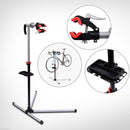 HOMCOM Adjustable Bicycle Repair Stand Tool Display Silvery Grey