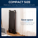 Indoor Walking Treadmill Exercise Pad Machine for Home - Black