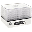 HOMCOM Food Dehydrator 5 Tray Fruit Dryer Machine with Adjustable Temperature Timer for Vegetables Meat w/ Temp