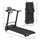 Treadmill Machine Electric Motorised Folding Running Machine MP3 & USB Player