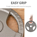 2 PCS Olympic Weight Plates Grip Plate Sets for Strength and Crossfit and Weightlifting Training, Barbell Weight Set for Home Strength, Crossfit