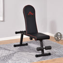 Multifunctional Sit Up Dumbbell Bench Adjustable Backpad Foldable Exercise Machine for Home, Office and Gym, Black Home