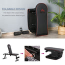 Multifunctional Sit Up Dumbbell Bench Adjustable Backpad Foldable Exercise Machine for Home, Office and Gym, Black Home