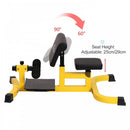 Squat Bench Trainer Sit Up Machine Multifunctional Equipment Abdomen and Leg Strength Indoor Household Fitness Device Yellow Ab Curl Workout Home Gym