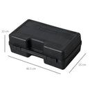 Adjustable Dumbbell Set of 2 with Solid Handle and Portable Carry Case