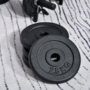 Adjustable Dumbbell Set of 2 with Solid Handle and Portable Carry Case