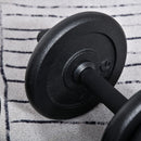 Adjustable Dumbbell Set of 2 with Solid Handle and Portable Carry Case