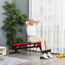 Multifunctional Sit-Up Dumbbell Bench Adjustable Backpad & Seat Foldable Design Exercise Machine for Home, Office, Gym, Black