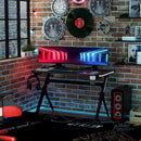 HOMCOM Gaming & Computer Desk - Black