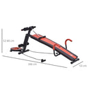 Multifunctional Sit Up and Dumbbell Bench Exercise with Resistant Rope and Twist Waist Disc for Home, Office and Gym Adjustable Office