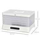 HOMCOM Food Dehydrator 5 Tier 500W - White