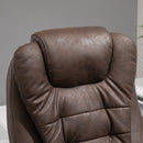 Vinsetto Heated 6 Points Vibration Massage Executive Office Chair Adjustable Swivel Ergonomic High Back Desk Chair Recliner with Footrest Vintage