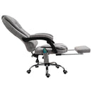 Vinsetto Heated 6 Points Vibration Massage Executive Office Chair Adjustable Swivel Ergonomic High Back Desk Chair Recliner with Footrest Vintage