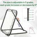 Angle Adjustable Rebounder Net Goal Training Set Football, Baseball, Basketball Daily Training, Black Baseball