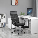 Vinsetto High Back Mesh Executive Office Chair Ergonomic Computer Desk Napping Seat, Height Adjustable, Swivel with Footrest and Lumbar Support Adjustable