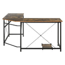Corner Gaming Desk L-Shape Computer PC Workstation Home Office Three Worktop Writing Table 150 X 150 X 75 Cm