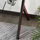 Gaming Computer Desk Workstation with Headphone Hook, Large Desktop for Computer Hardware & Stable Design  w/