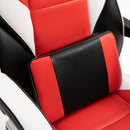 Vinsetto Cool & Stylish Gaming Chair Ergonomic w/ Padding Footrest Neck Back Pillow Adjustable Chair Red