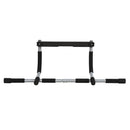 Steel Horizontal Home Door Frame Pull-Ups Bar Silver/Black