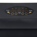 Steel Folding Motorized Home Treadmill w/ LCD Monitor-Black