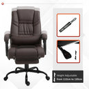 Vinsetto PU Leather 6-Point Massage Desk Chair w/ Remote Brown