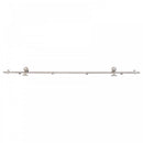 6.6ft Sliding Barn Door Stainless Steel Hardware Kit Silver