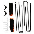Tetoron Mesh Outdoor Folding Football Goal Orange