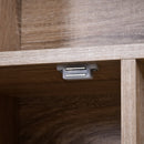Particle Board Elevated 6-Compartment Storage Unit Grey