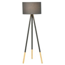 HOMCOM Steel Detachable Tripod Floor Lamp - Grey