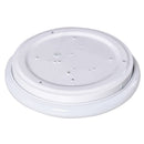 HOMCOM LED Ceiling Light Modern Ceiling Lamp 22W 1500 Lumen Cold White Light Mount Ceiling Lamp for Living Room Bedroom Kitchen Hallway Home Office